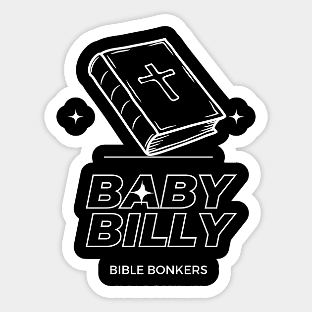 Bible Bonkers Sticker by HERU CAMPING